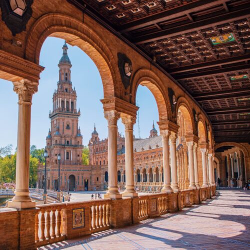 Arcos de la Plaza de España de Sevilla