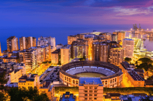 Vistas de la ciudad de Málaga