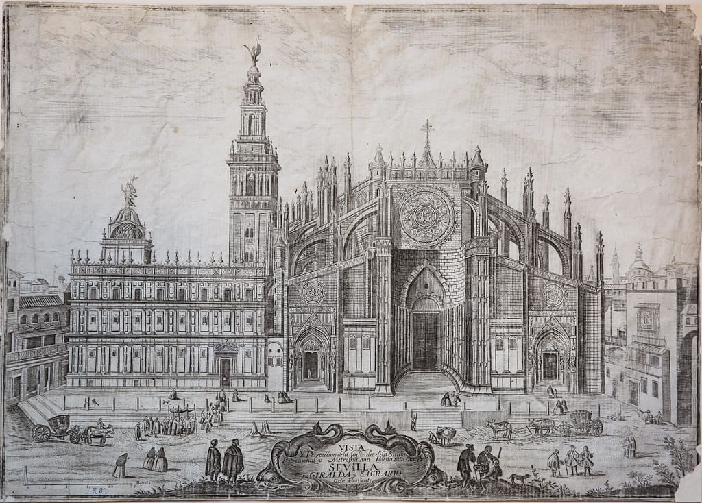 Foto de la Catedral de Sevilla en 1738