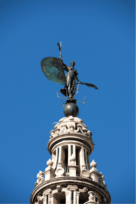 Giraldillo de la Giralda de Sevilla.